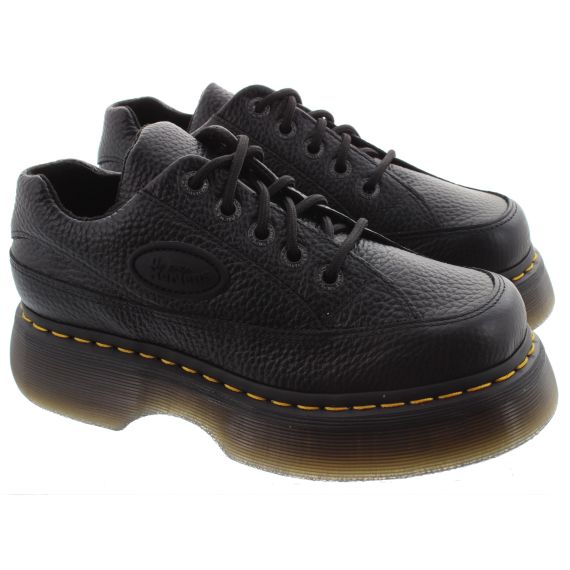 DR MARTENS Ladies Buzz 5I 5 Eye Shoes In Black 