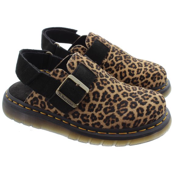 DR MARTENS Ladies Jorge 2 Mules In Leopard 