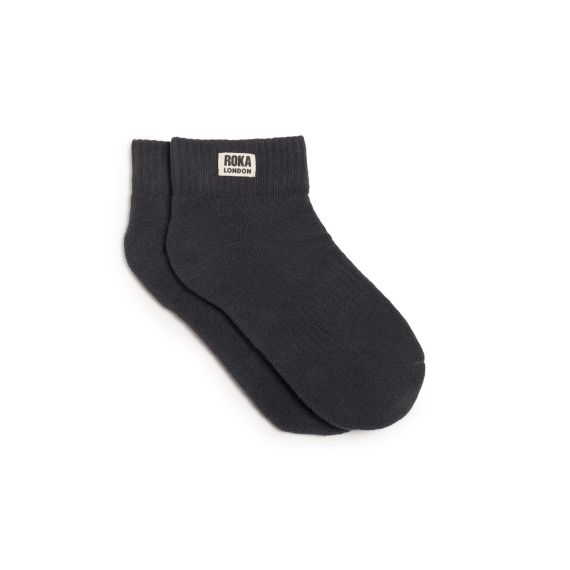 ROKA Wembley Socks In Faded Black 