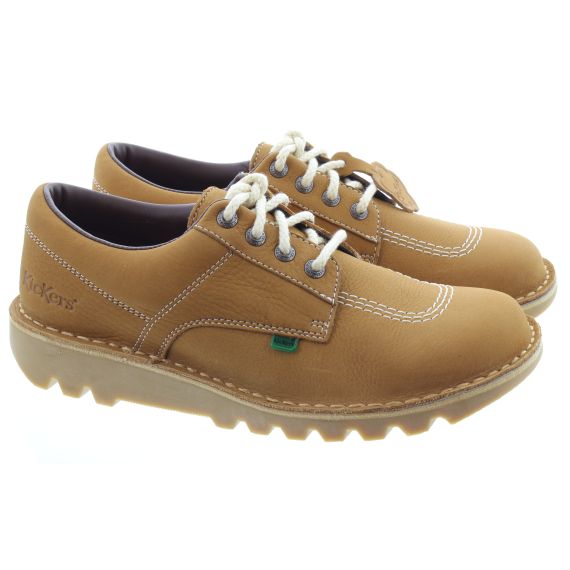KICKERS Kick Lo Mens Shoes In Tan