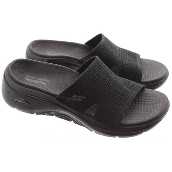 SKECHERS Ladies 140865 Arch Fit Mules In Black 
