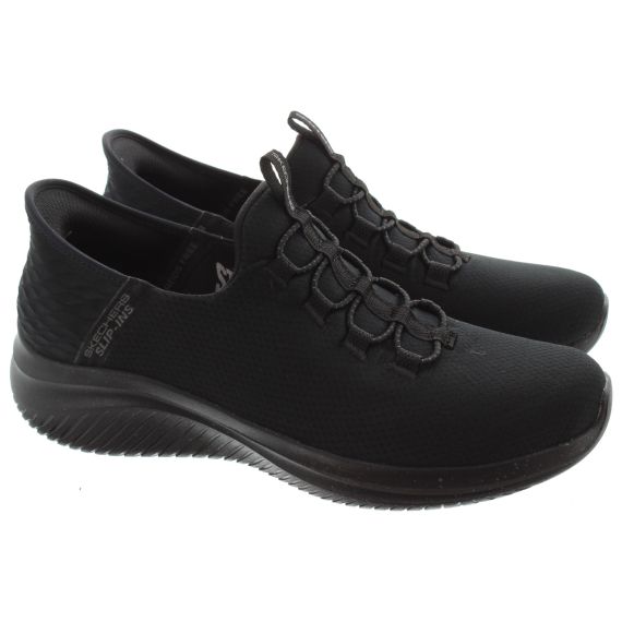 SKECHERS Mens Slip-ins 232452 Ultra Flex 3.0 - Right Away Trainers In Black 